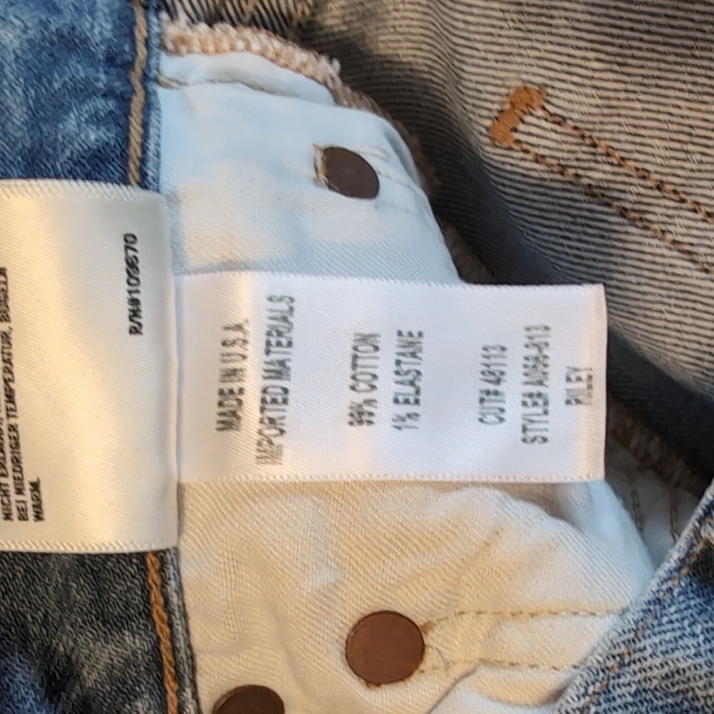 AGOLDE Riley SZ28 High Rise Straight Crop - Picture 8 of 12